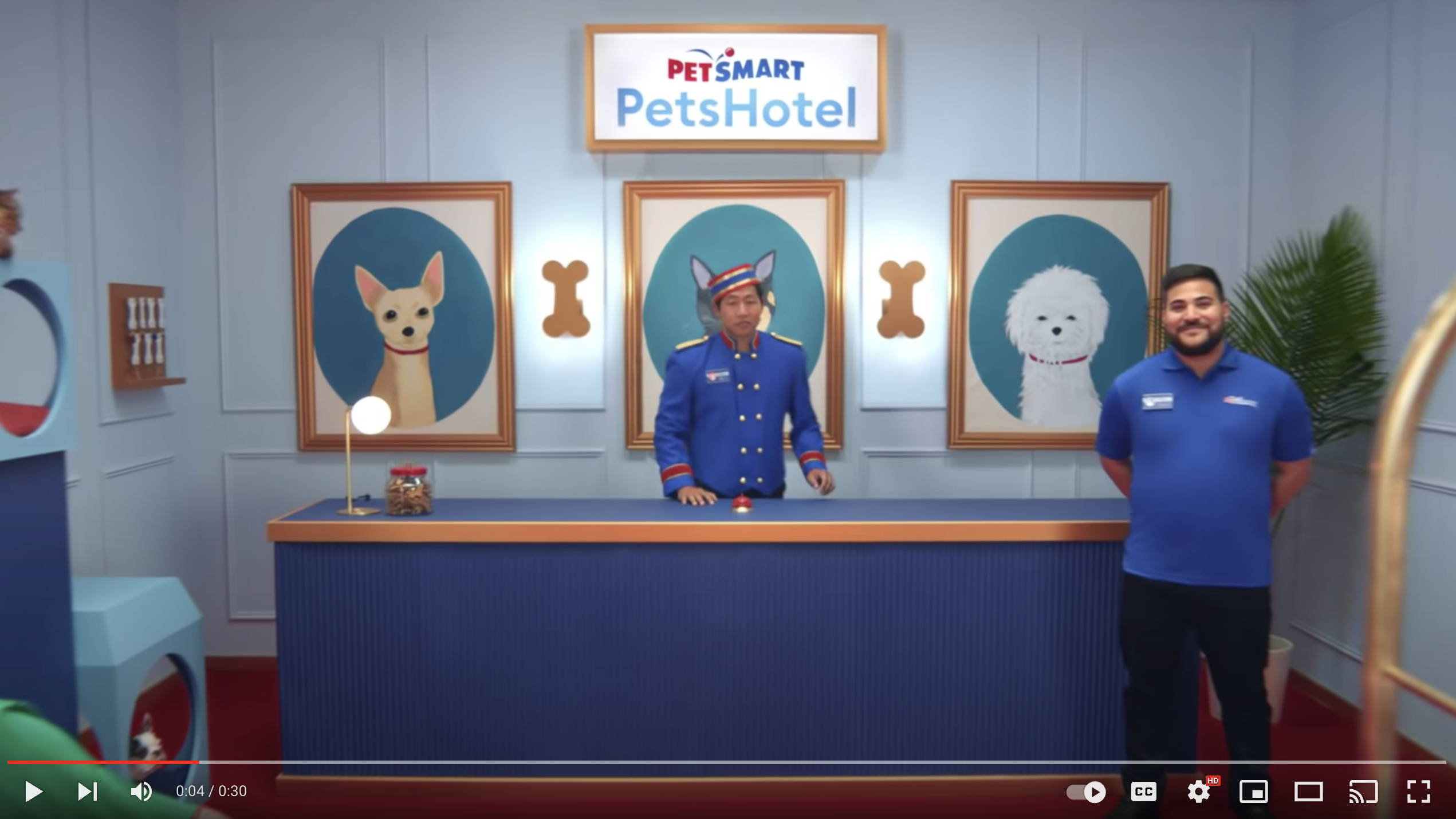 image of petsmart pet hotel from commercial